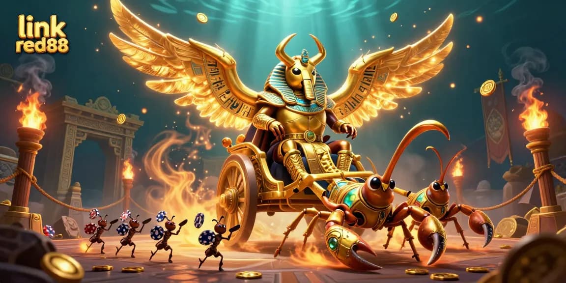 Experience thrilling gameplay with link red88 in a vibrant 3D casino arena filled with excitement.