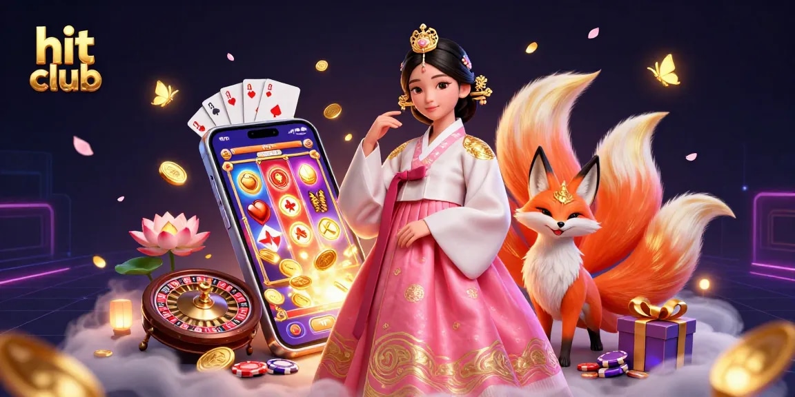 Hit club offers exciting slot games surrounded by a vibrant Asian-themed casino scene.