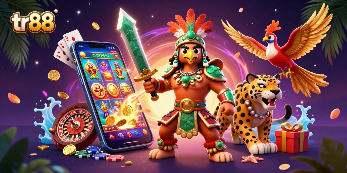 Experience thrilling gameplay at tr88 with Aztec warriors and exciting casino elements.