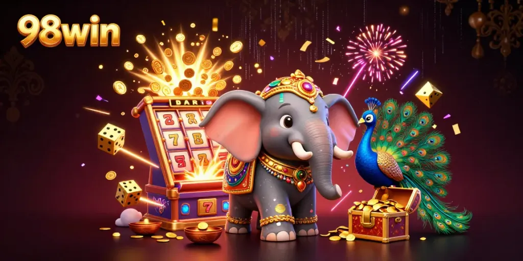 Spin the reels in 98win's vibrant casino world filled with excitement and jackpots!