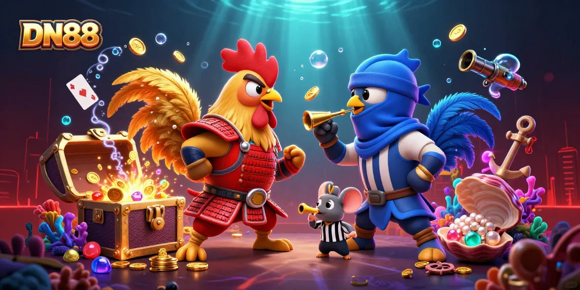 Engage in thrilling games at DN88 with exciting rooster duels and dynamic casino elements.