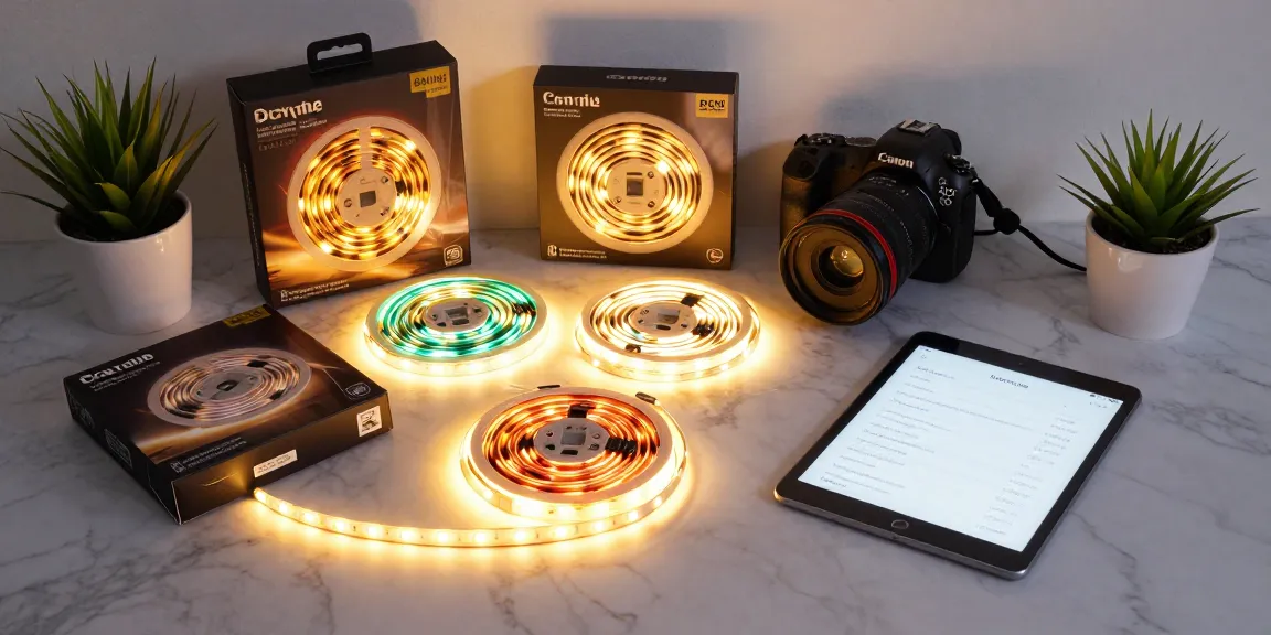 Stylish LED bands for e-commerce shopping, best deals on banda led, product review.
